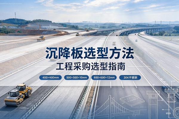 新丰沉降板选择方法