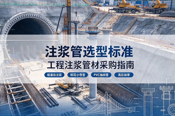 新丰注浆管选型标准