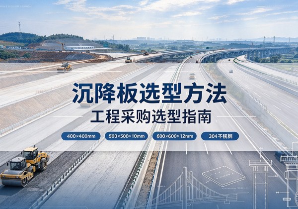 新丰沉降板选择方法